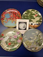 Porzellansammlung "Blüten und Vögel aus Fernost" 12-tlg